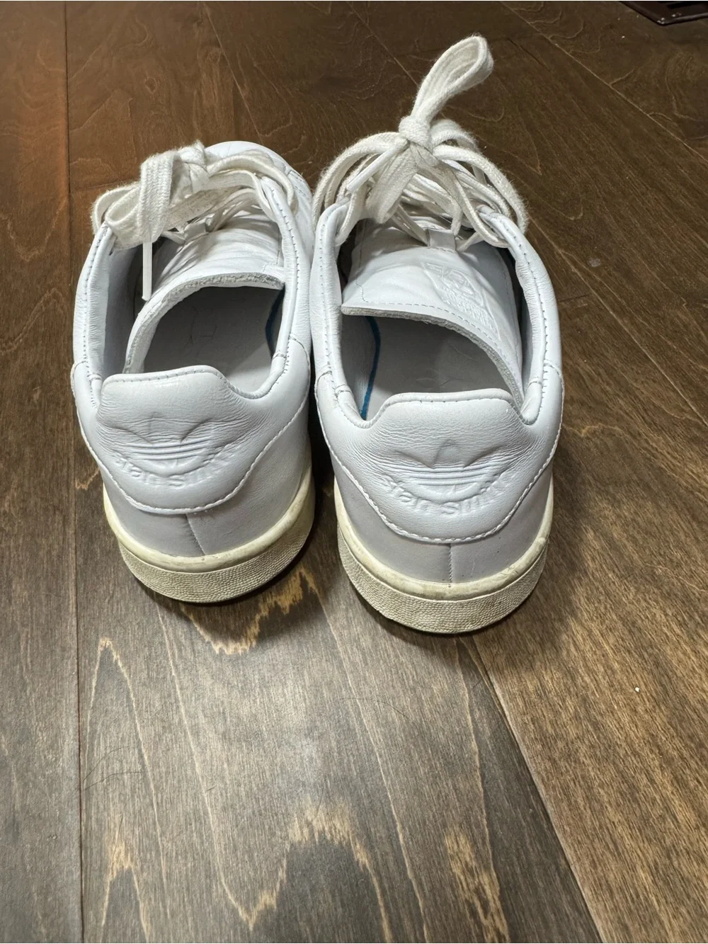 Adidas Stan Smiths White Leather Low-Top Sneakers